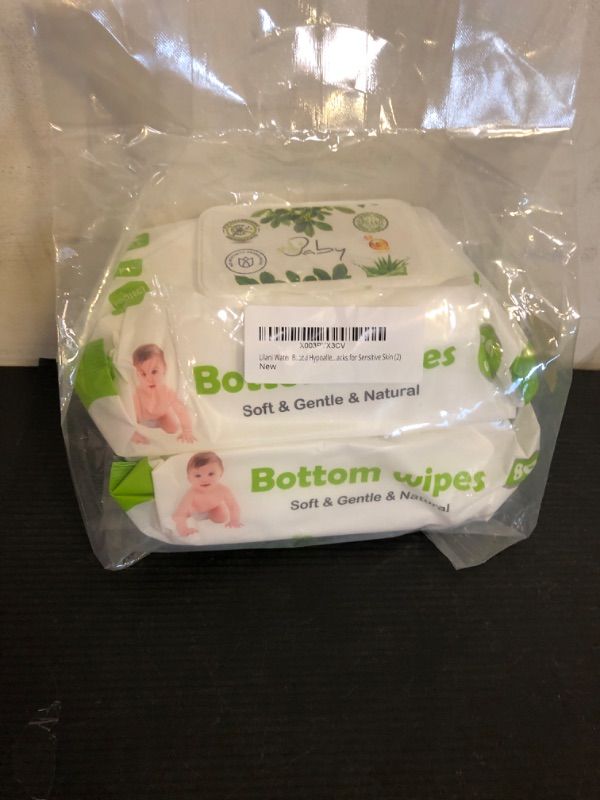 Photo 1 of exp date 02/2025--Lilani Water Based Hypoallergenic, Aloe Vera and Vitamin E enriched Moisturizing Cleansing Wipes, Unscented, Pop-Top Resealable Packs for Sensitive Skin (2)