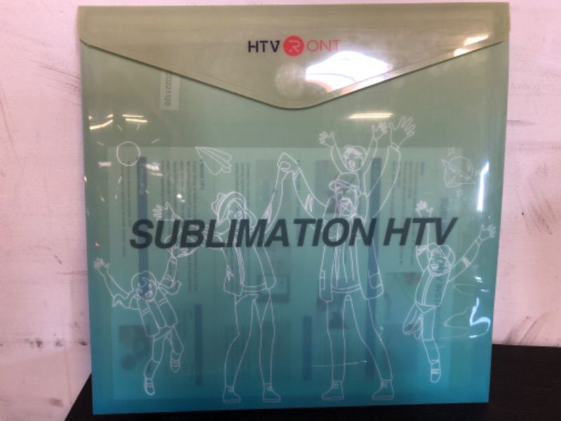 Photo 2 of HTVRONT Sublimation HTV 15 Pack - 12" x 10" Glossy Clear HTV Vinyl for Sublimation - Upgraded Sublimation Vinyl, Sublimation Blanks for Light-Colored Cotton Fabric, Bag, Pillow, Sublimation Shirts Glossy 15PACK