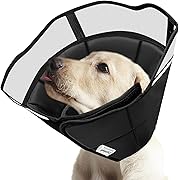 Photo 1 of Cryptdogle Soft Dog Cone for Dogs After Surgery, Breathable Pet Recovery Collar