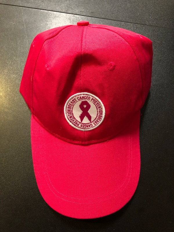 Photo 1 of Breast Cancer Awareness Hat - Hot PInk- One Size Adjustable