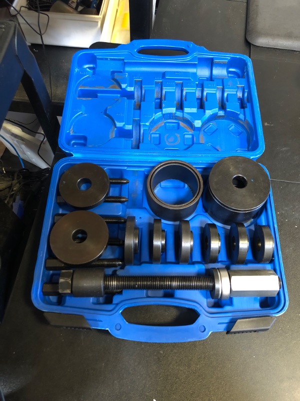 Photo 3 of DAYUAN 19pcs Front Wheel Drive Bearing Removal Installation Service Tool Kit FWD Bearing Install Master Set Wheel Bearing Removal Kit