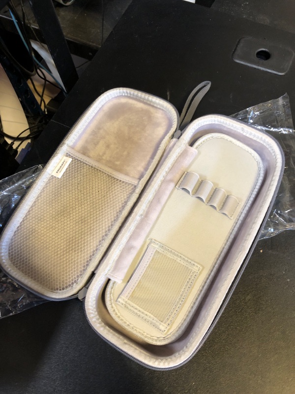Photo 1 of Hard Stethoscope Case, Large Stethoscope Carrying Case with ID Slot, Compatible with 3M Littmann/ADC/Omron/MDF Stethoscope Includes Mesh Pocket for Nurse Accessories (Volcanic Grey)
