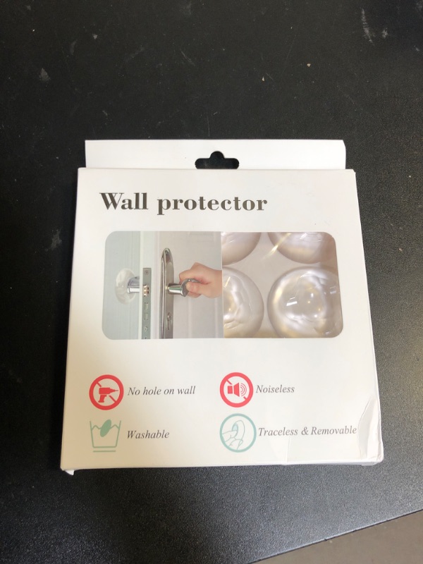 Photo 2 of 2" Door Stopper Wall Protector with Strong Back Adhesive Reusable Premium Door Stopper for Home Office Protecting Wall Shock Absorbent Gel Self Adhesive Guard Door Bumper Wall Protector - 9 Pcs
