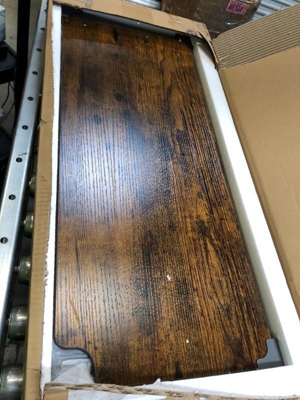 Photo 1 of HOOBRO Coat Rack Shoe Bench, 28.3" Entryway Storage Bench, 3-Tier Shoe Rack and Coat Stand with Metal Mesh Shelves, Mudroom Bench, 3 in 1 Rustic Bench for Hallway, Foyer, Doorway, Bedroom BF12HX01