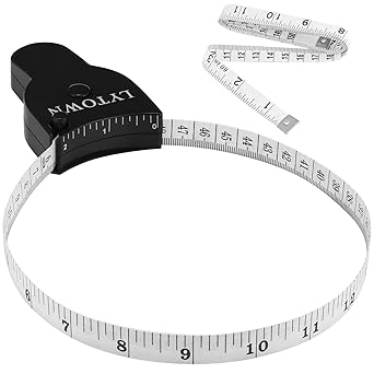 Photo 2 of  Tape Measure Body Measuring Tape 60inch (150cm), Retractable Measuring Tape for Body Measurement & Weight Loss, Accurate Body Tape Measure for Fitness, Tailor, Sewing, Handcrafts, Clothes