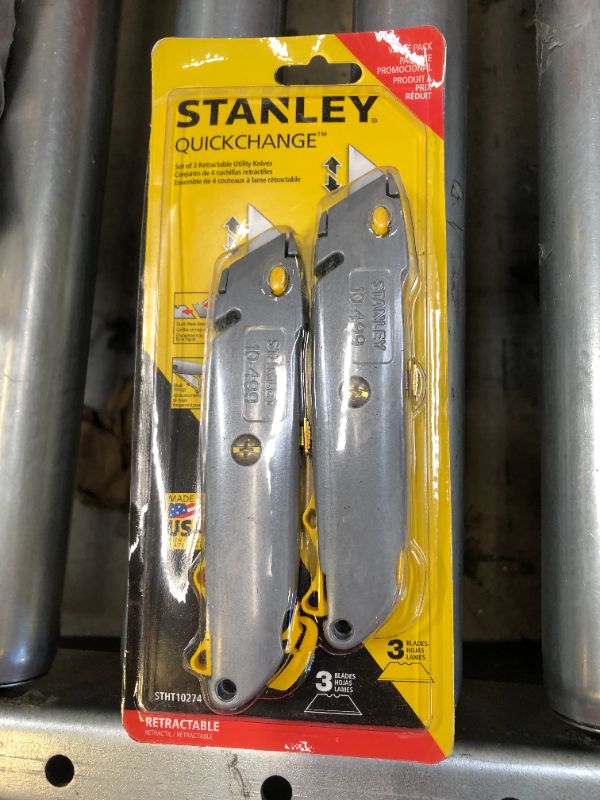Photo 1 of Quick Change Retractable Utility Knife (2-pack)