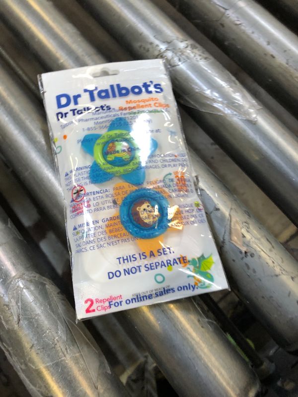 Photo 1 of Dr. Talbot's Mosquito Clips for Baby & Toddler with Naturally Inspired Ingredients, Citronella & Lemongrass, DEET Free, 1 Pack (2 Clips), Oil 2 Count (Pack of 1)