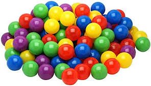 Photo 1 of  Jumbo Size 3" Multi-Color Ball Pit Balls