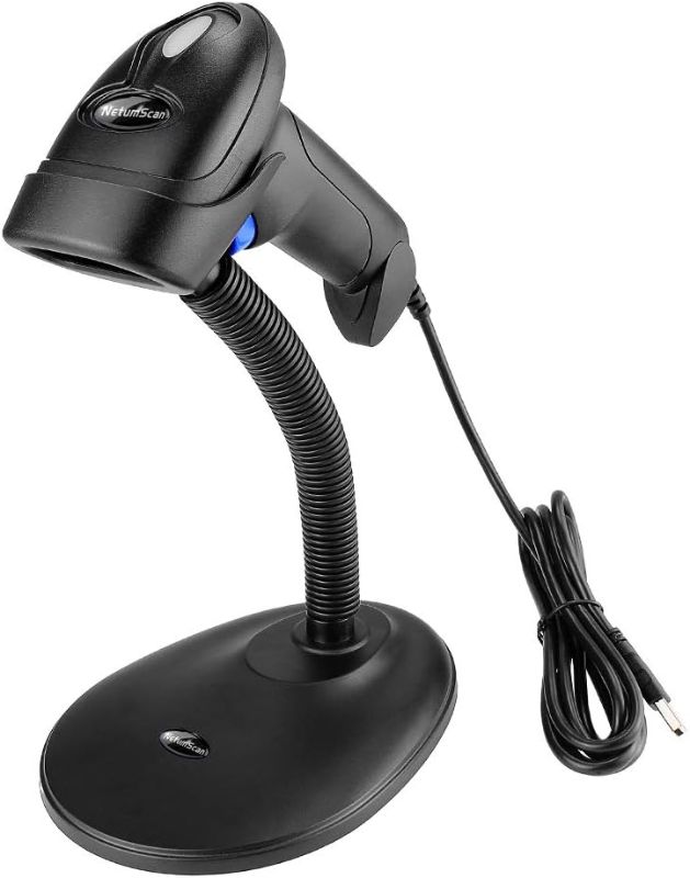Photo 1 of NetumScan Bluetooth CCD Bar Code Scanner with Stand, 3-in-1 Handheld Automatic 1D Barcode Reader Barcode Scanner for Computer, Tablet, iPhone, iPad, Android
