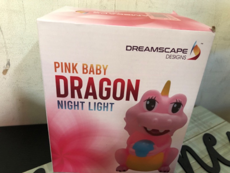 Photo 1 of Baby Dragon Nightlight: 7 Colors, Touch or Remote Control, Durable Nursery Light for Baby and Toddler - Perfect Animal Night Light for Girls and Boys.