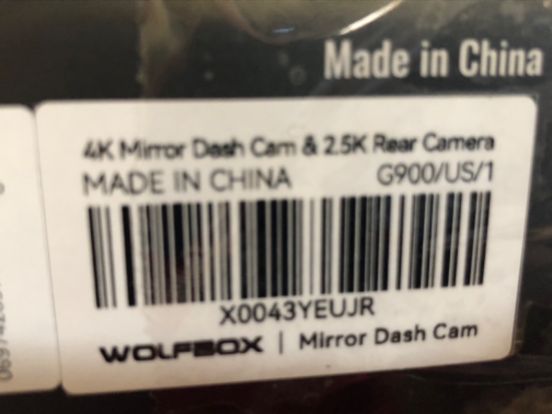 Photo 3 of 4K Mirror Dash Cam & 2.5K Rear Camera
