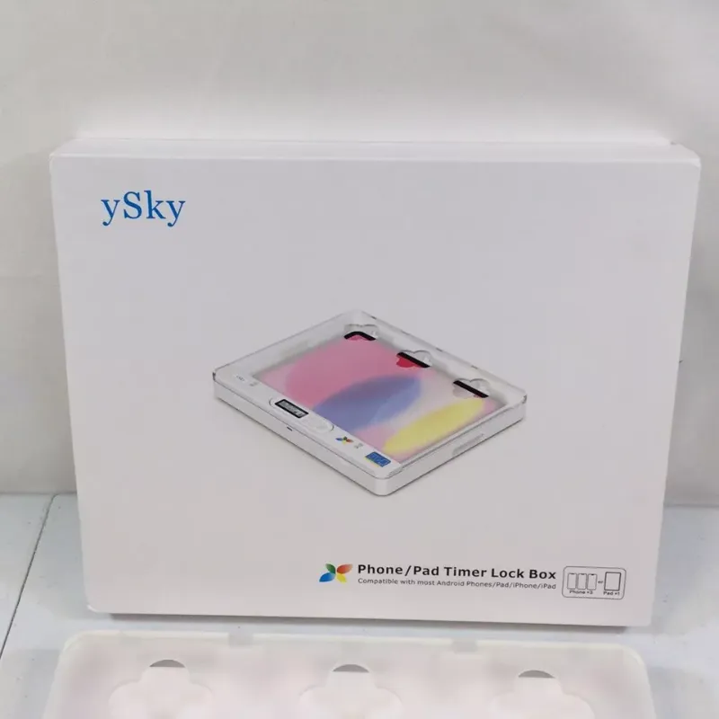 Photo 1 of  ySky Portable Smart Auto Phone Timer Lock Box For iPhone And Android Phones
