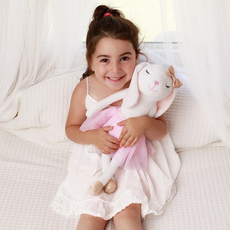 Photo 1 of  15" Ballerina Bunny Stuffed Animal - Plush Soft Bunny Doll  
