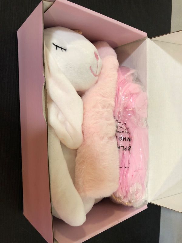 Photo 2 of  15" Ballerina Bunny Stuffed Animal - Plush Soft Bunny Doll  
