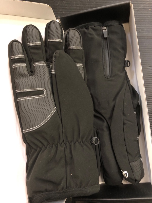 Photo 1 of -10? Winter Gloves Men Women, 10 Touchscreen Fingers Snow Ski Gloves, Waterproof Cold Weather Gloves size large 
