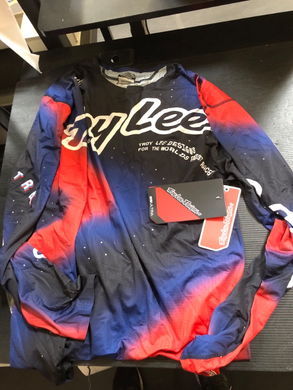 Photo 1 of Troy Lee Designs Se Ultra Jersey, Lucid Black/Red, Large Large Black / Red
