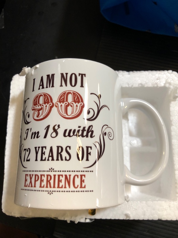 Photo 1 of  birthday gift mug - 90th 