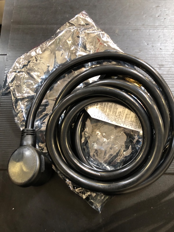 Photo 1 of 10FT 3 Prong Dryer Extension Cord, 30 Amp NEMA 10-30P to 10-30R EV Extension Cord for Dryer Power Extension and Level 2 EV Charging, 125V/250V 10 AWG STW ETL Listed (Black)
