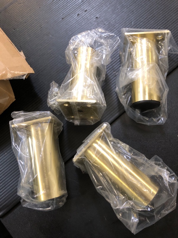 Photo 1 of  furniture riser legs - gold - 4 pcs 