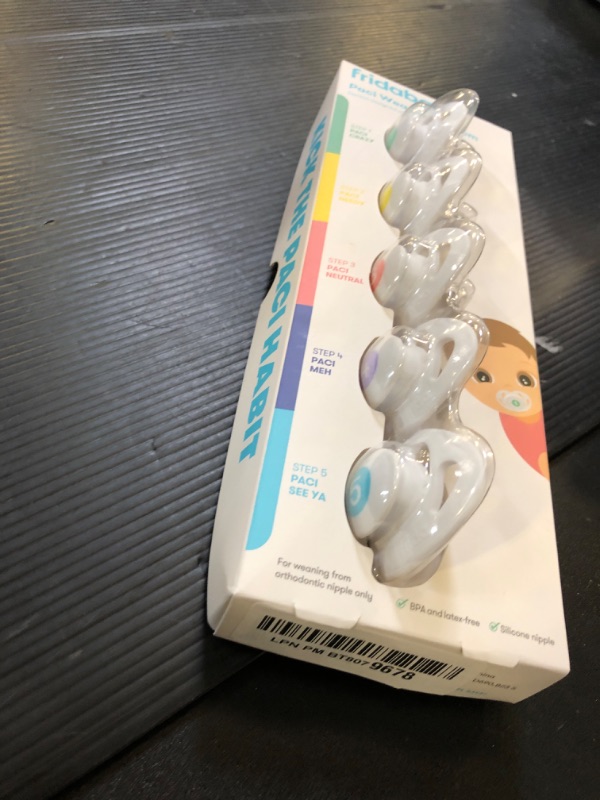 Photo 1 of Frida Baby Silicone Paci Weaning System, BPA Free, Latex Free 5 Count (Pack of 1)