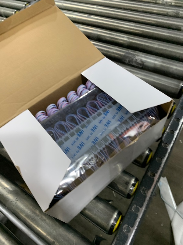 Photo 1 of 500 Pcs LED Module White 6500K 1.2W LED Storefront Lights Waterproof Replacement Lights for Inflatables Decorative LED Module Light with Tape Adhesive Backside for Christmas Letter Advertising Signs