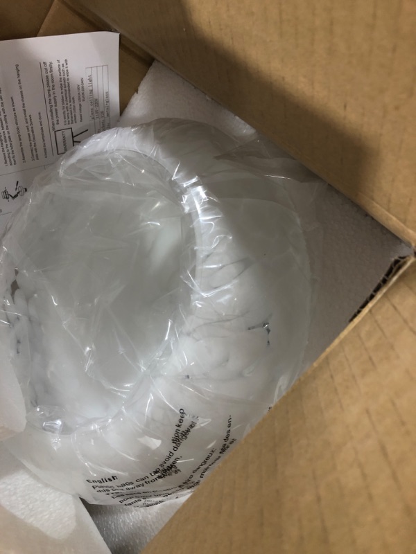 Photo 1 of FRIDEKO HOME Semi Flush Mount Ceiling Light Fixture - Upgraded Larger Hallway Light Fixtures Globe Glass Close to Ceiling Lamp Gold Modern Light fixtures Ceiling for Bedroom Bathroom Entryway Kitchen