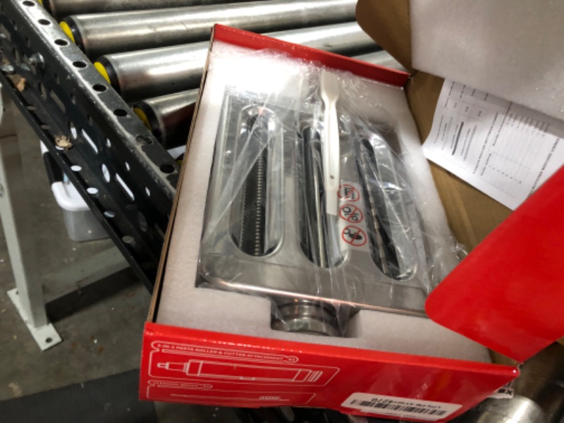 Photo 1 of All Metal Pasta Attachment 3 In 1 Set For Kitchenaid Stand Mixer, Included Pasta Sheet Roller, Spaghetti Cutter, Fettuccine Cutter Maker Accessories And Cleaning Brush