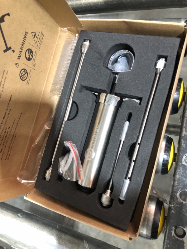 Photo 1 of Ofargo 304-Stainless Steel Meat Injector Syringe Kit with 4 Marinade Needles for BBQ Grill Smoker, 2-oz Large Capacity, Both Paper User Manual and E-Book Recipe