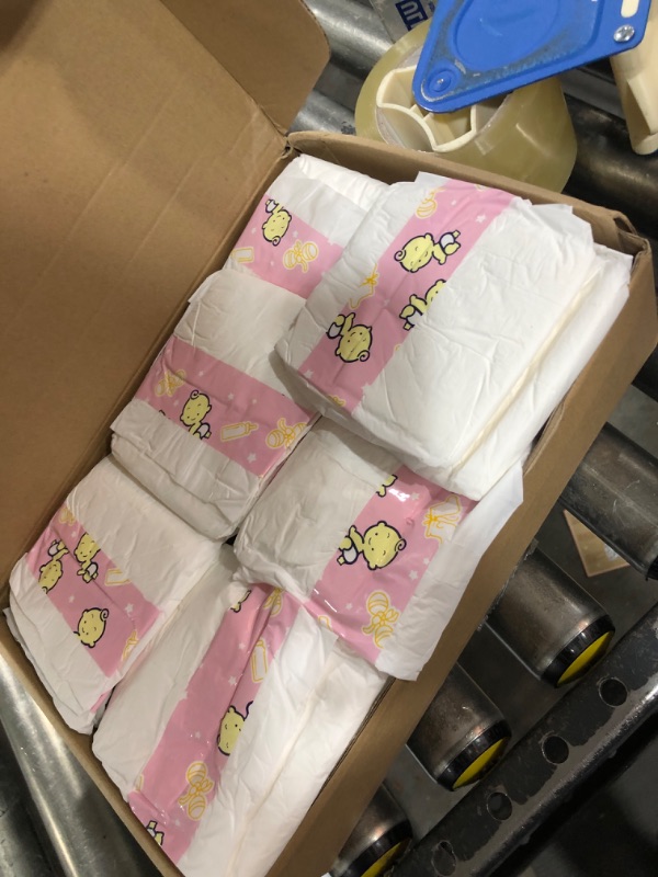 Photo 1 of Seeloowy 17 Pcs Baby Shower Game Supplies for Blindfold Diaper Changing Baby Dolls with Blindfolds Diapers Baby Changing Diaper Race Game Set for Baby Shower(Flower)