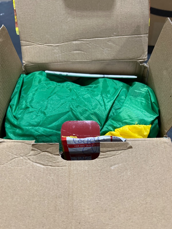 Photo 1 of Danxilu 6 FT Inflatable Christmas Tree with A Santa Chased by A Dog Outdoor Decorations- Blow Ups Xmas Tree Yard Decorations LEDs Lighted Décor for Holiday Party Indoor Garden Lawn Patio