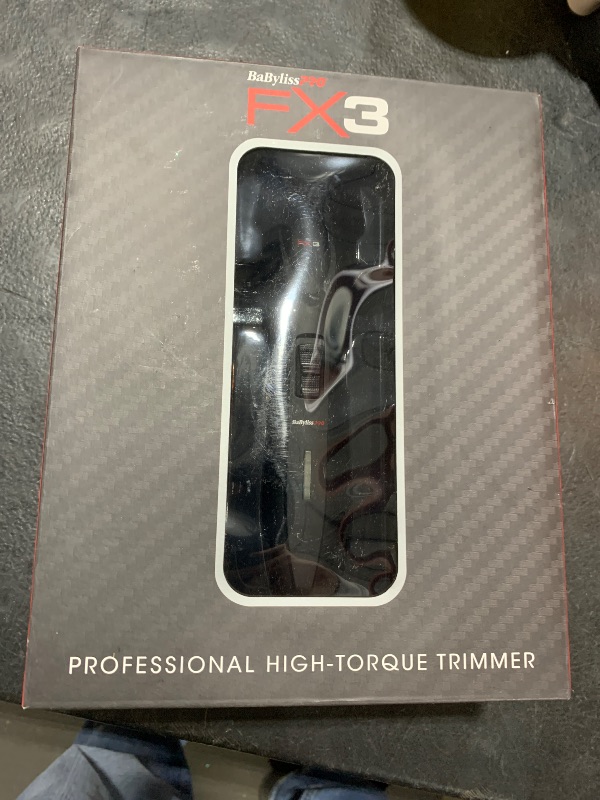 Photo 2 of BaBylissPRO Barberology Hair Trimmer For Men FXX3TB FX3 Professional High-Torque Outlining Trimmer & Electric Razor