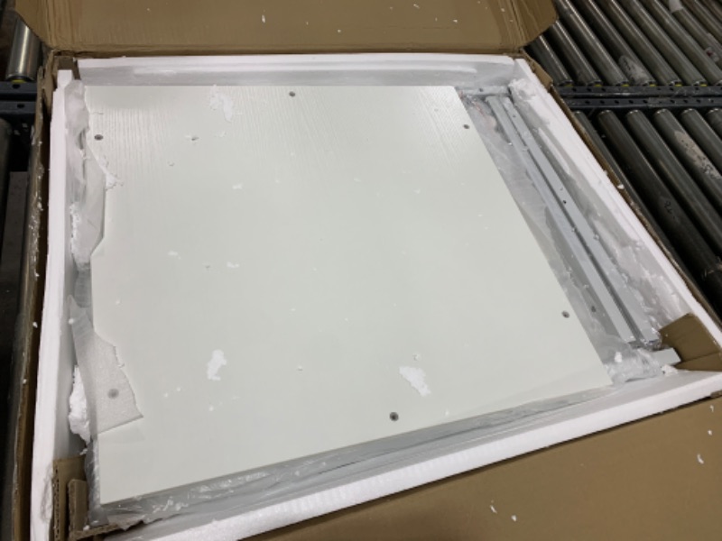 Photo 1 of Herture Mini Fridge Stand with 3 Storage, Mini Fridge Cabinet, Beverage Fridge Table, Heavy Duty 21.3" L* 22.7" W Tabletop, for Dorm, Apartment,Office, Bedroom White HB01BXW