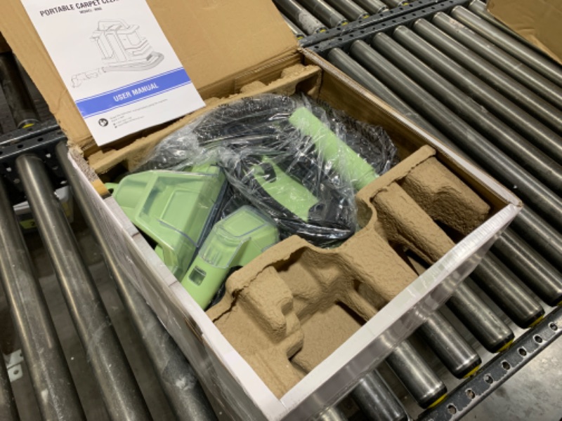 Photo 1 of VACASSO Carpet Cleaner Machine, Portable Carpet & Upholstery Spot Cleaner, 18 Kpa Powerful Suction Pet Stain Remover, 500W Cleaning Machines with Versatile Tools for Couches and Car Seats, Green, W05