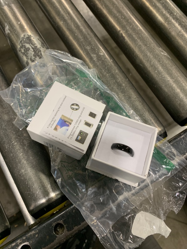 Photo 1 of hecere T5577 or UID chip RFID Black Ceramics Smart Finger rewrite Ring ID/IC Wear for Men or Women(T5577 ID-21MM)