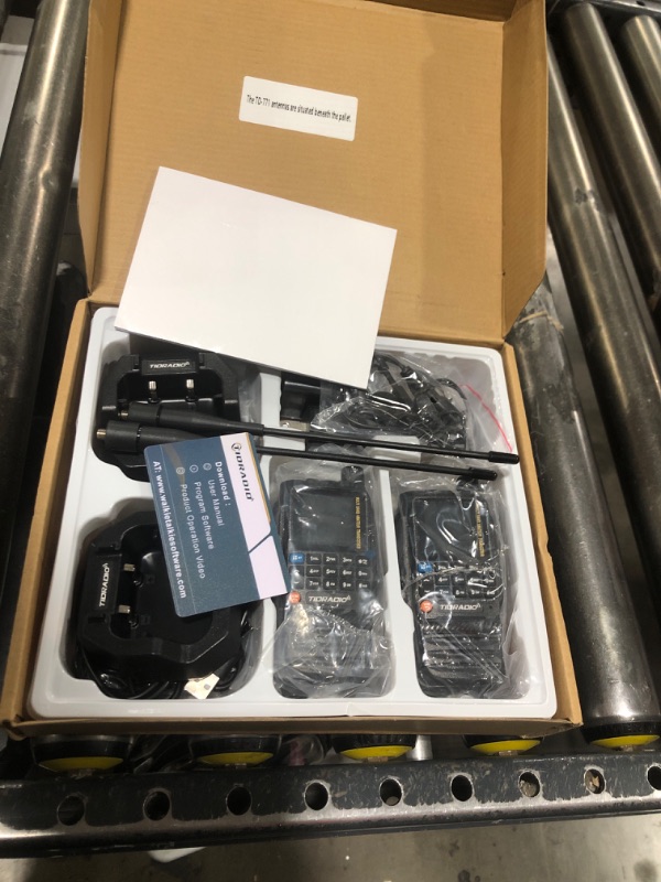 Photo 1 of TIDRADIO TD-H3 Ham Radio Type C and Wireless Programming 8-Bands Long Range Walkie Walkies Rechargeable Handheld Portable Two Way Radios Air Band