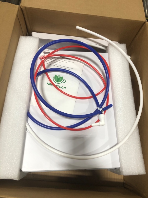 Photo 1 of 8 Stage Tankless Reverse Osmosis System NSF Certifed TDS Reduction 500GPD RO Water Filter System Under Sink Reverse Osmosis Water Filtration System for Home Kitchen Apartment (RMS-WP-RO500)