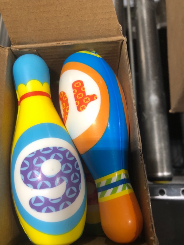Photo 1 of Shindel Bowling Set for Kids, 10 Bowling Pins and 2 Bowling Balls Toy Bowling Set for Toddler Indoor Outdoor Games Educational Early Development