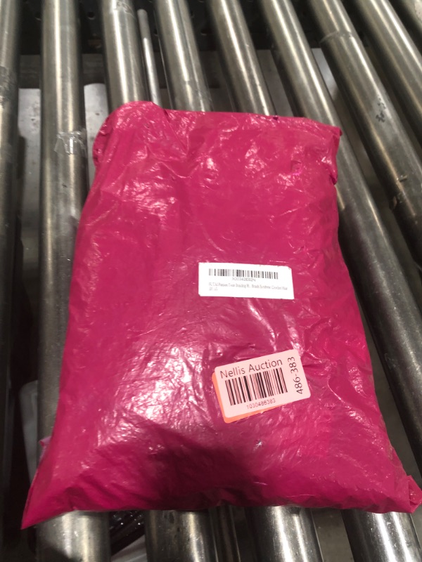 Photo 1 of LOHXINHAIR Invisible Wire Halo Hair Extensions Transparent Wire Adjustable Size 4 Secure Clips 24 Inch Long Wavy Curly Secret Hairpiece for Women