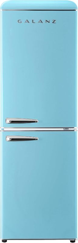 Photo 1 of Galanz - Retro 7.4 Cu. Ft Bottom Mount Refrigerator - Blue
