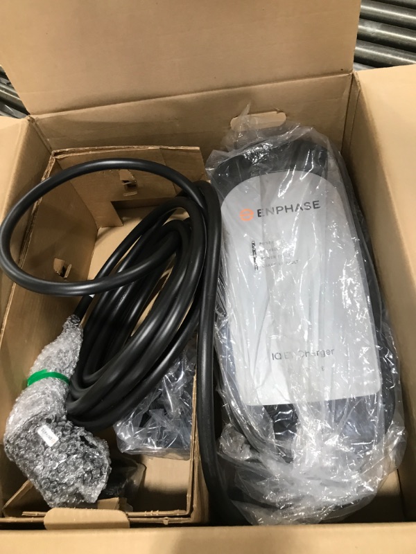 Photo 2 of 40 Amp Plug-in Smart EV Charger - Enphase IQ 50 with NEMA 14-50 Plug, 9.6kW, 240V, 5-Year Warranty, Wi-Fi Connected, Safety Certified, 25ft Cable & Ruggedized J1772 Connector