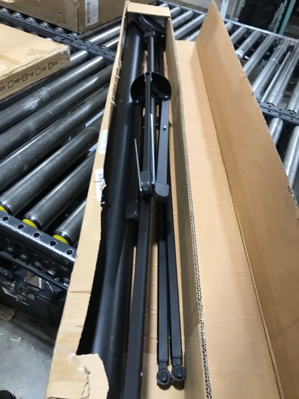 Photo 1 of Portable Projector Screen with Stand, ALR Projector Screen 100 Inch 16:9, Outdoor Projector Screen, High Contrast, Work In Ambient Light, Compact Size, Easy Setup, Idea for Home Cinema, Backyard Party