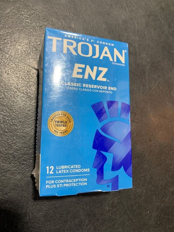 Photo 2 of Trojan ENZ Premium Lubricant Latex Condoms - 12 ct, Pack of 1