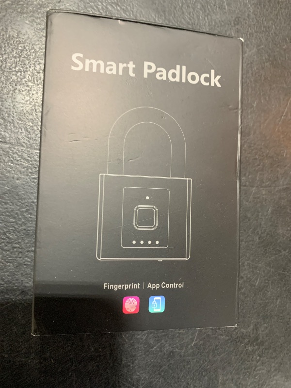 Photo 1 of Gate Padlock Combination Padlock eLinkSmart Fingerprint Locker Lock Phone App Keyless Padlock Outdoor Waterproof Heavy Duty 1CM Shackle with 2600 Pounds Tensile Strength
