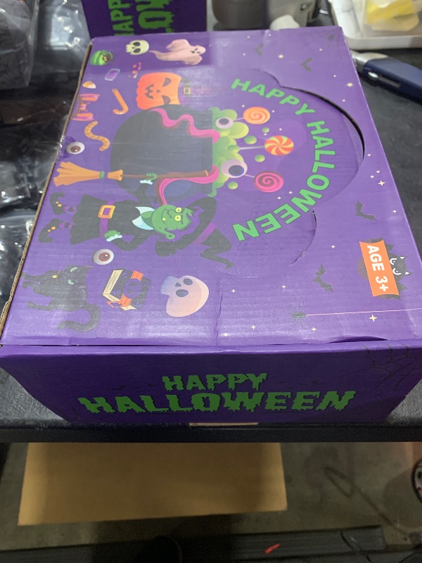 Photo 2 of 192 PCS Halloween Party Favors for Kids, 24 Pack Prefilled Small Plastic Witch Cauldron Halloween Toys in Bulk for Halloween Party School Classroom Prizes Trick or Treats Gifts