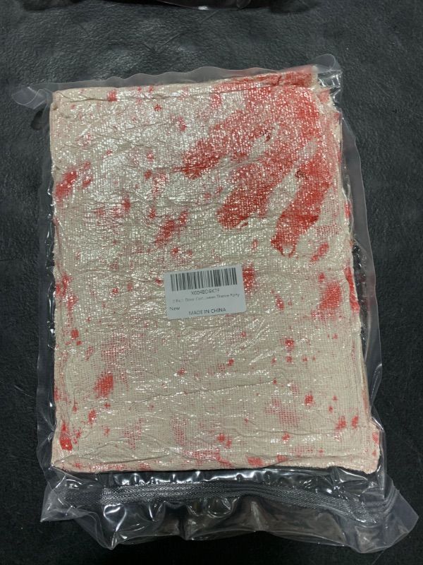Photo 1 of 2 Pack Halloween Door Curtain Decoration with Bloody Hand Prints, 40"x 65" Bloody Doorway Curtain Creepy Cloth, Haunted House Horror Decoration for Halloween Theme Party