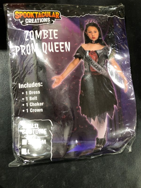 Photo 2 of Spooktacular Creations Halloween Child Girl Zombie Princess Costume, Zombie Prom Queen Costume for Role-Playing Party-M(8-10yr)