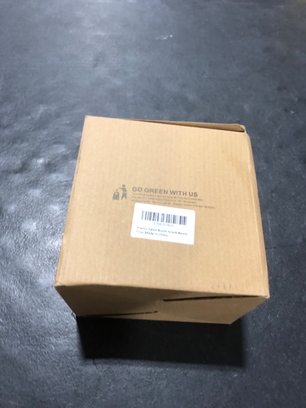 Photo 1 of Plastic Salad Container for Lunch, Food Prep Containers Kitchen Utensils Set of 4 Salad Bowls for Pasta, Fruit, Soup or Cereal, Wheat Straw Dinnerware Set Mixing Bowls for Seasoning or Meal Prep