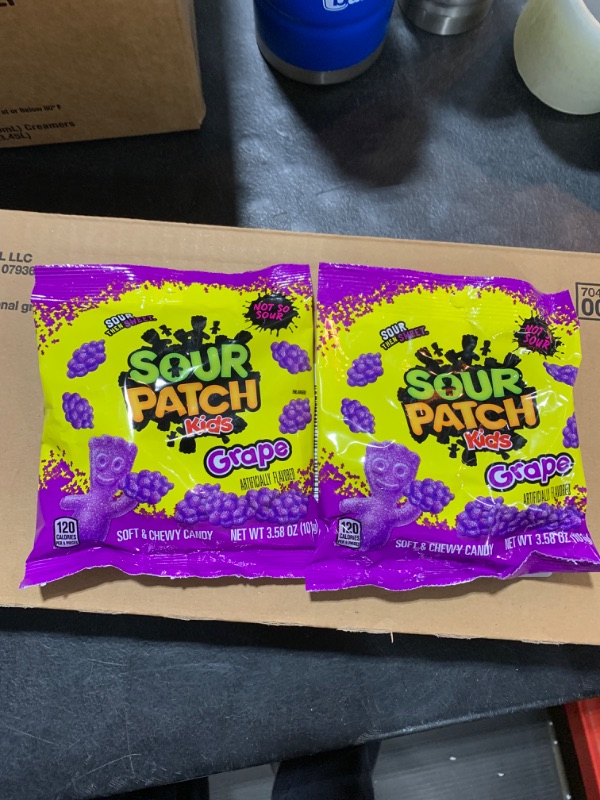 Photo 2 of Sour Patch Kids Original Soft & Chewy Candy, 3.6oz (Pack of 12)
