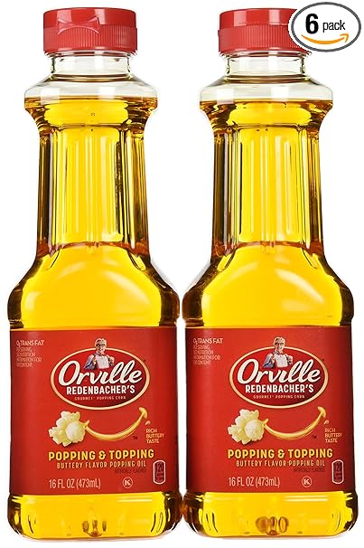 Photo 1 of Orville Redenbackers Popcorn Oil 16oz (pack of 6)