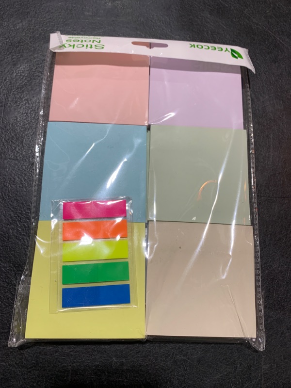 Photo 2 of YEECOK Sticky Notes 3x3 in, 12 Pads, Morandi Colors Self-Stick Note Pads, Sticky Pads Aesthetic, Super Sticking Power, Colorful Sticky Notes Bulk